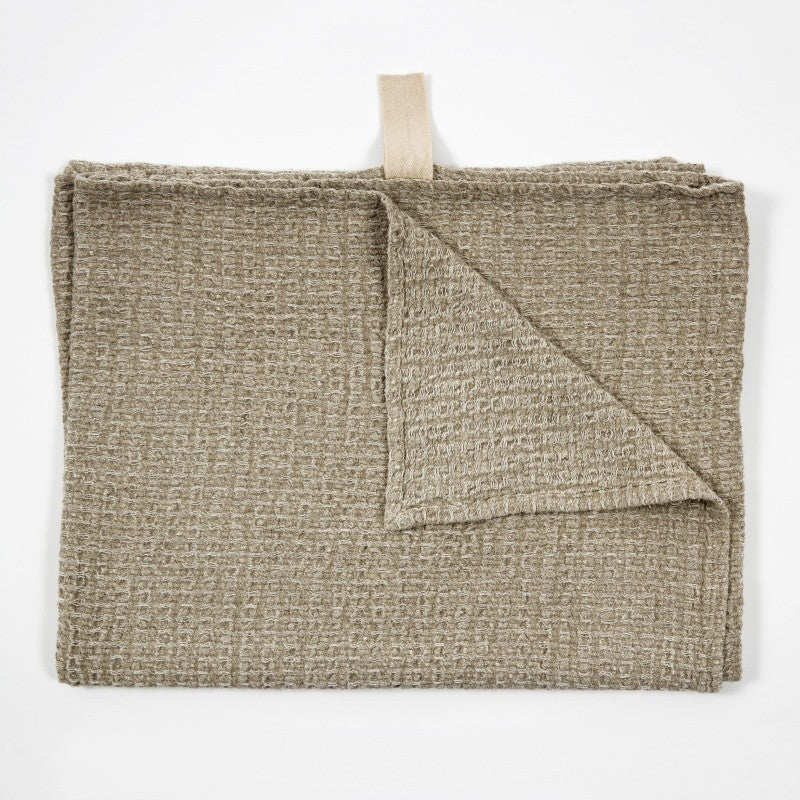 Big Linen Towel - Textured Grey