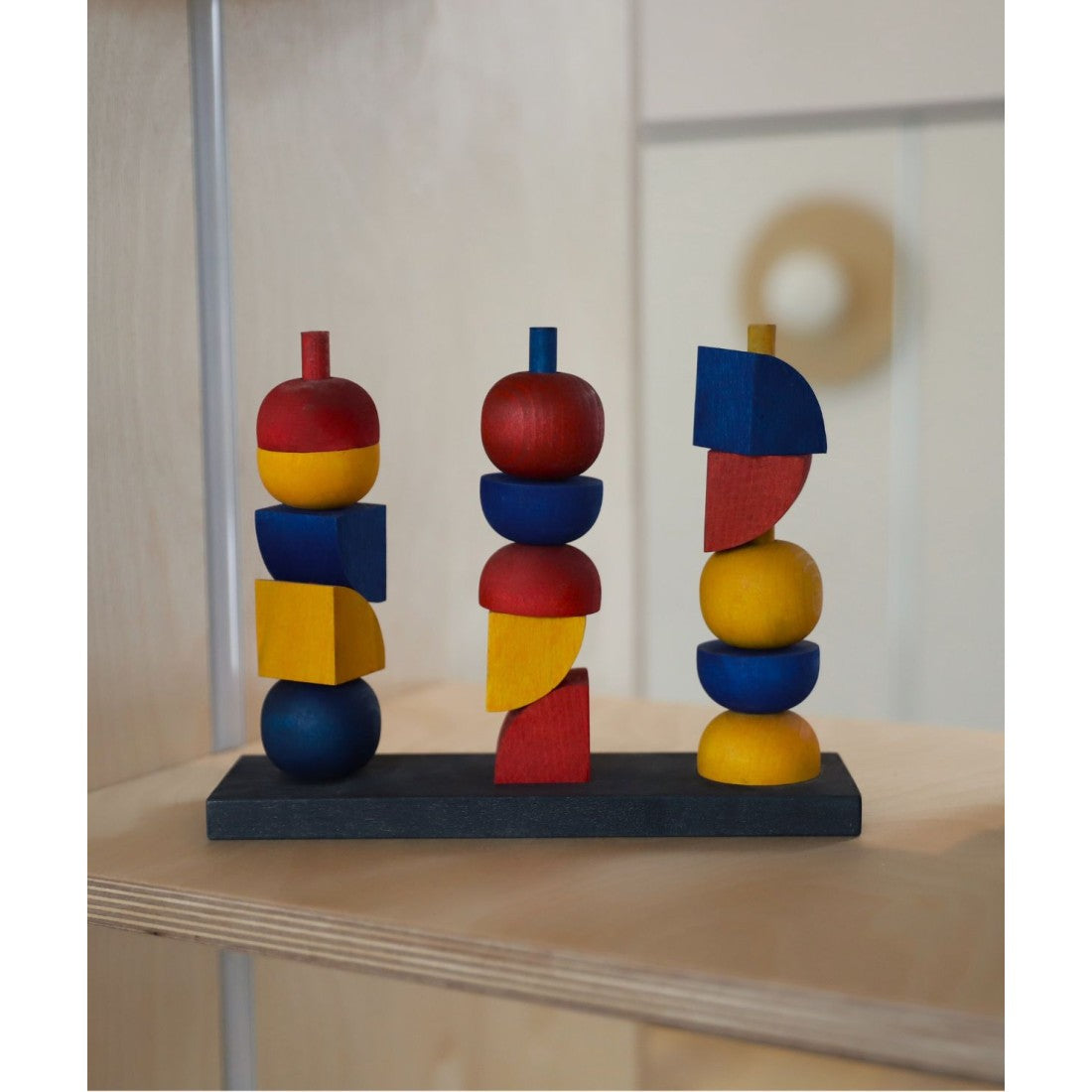 Montessori-inspired Modern Stacking Toy Modern Y